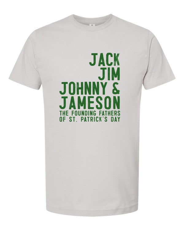 Jack Jim Johnny Jameson St Patrick's Day Graphic Tee