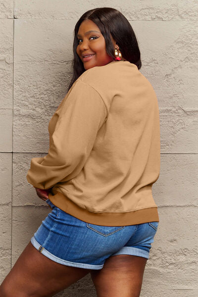Simply Love CIAO!Round Neck Sweatshirt