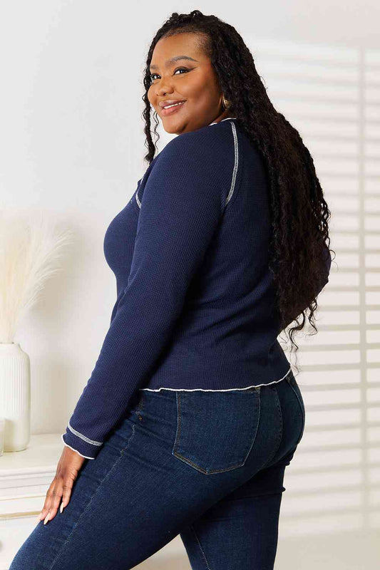 Glady Long Raglan Sleeve Top