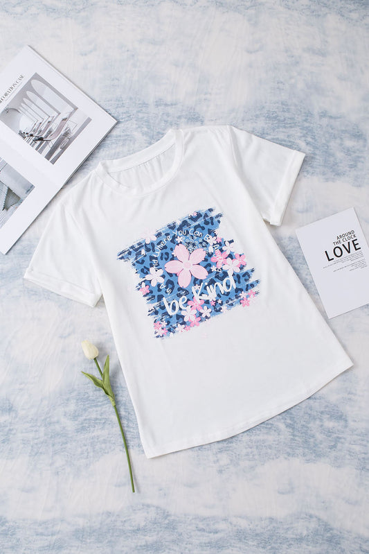 Be Kind Floral Graphic Tee