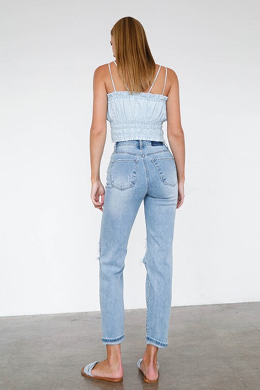 HIGH WAIST MOM JEANS