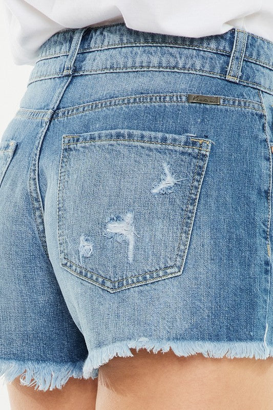 Kancan High Rise Mom Shorts
