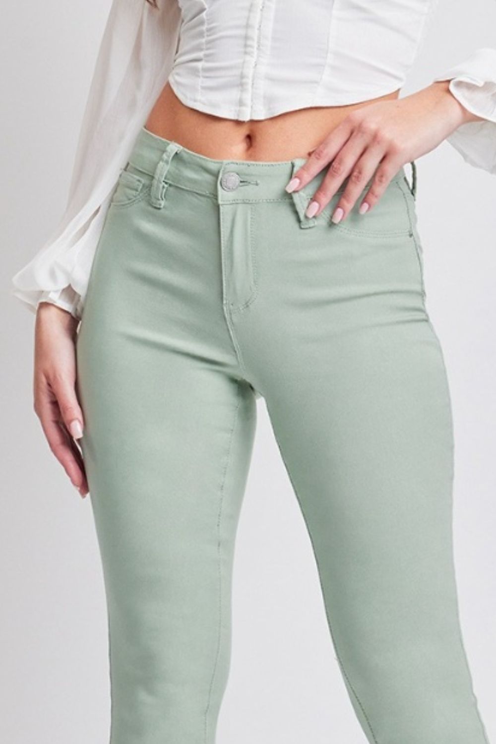 YMI Jade Hyperstretch Mid-Rise Skinny Jeans