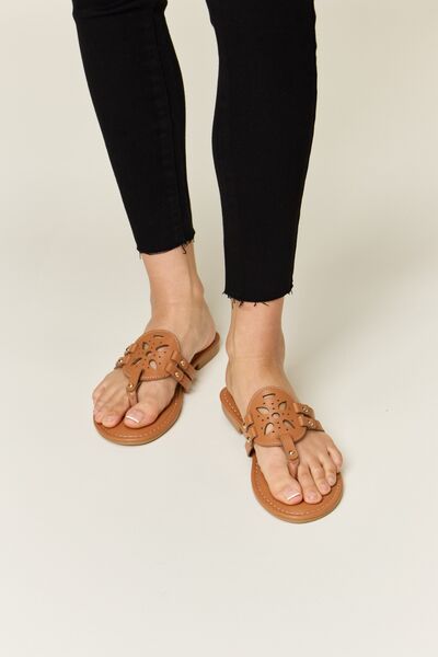 Forever Link Cutout Toryyy Open Toe Sandals